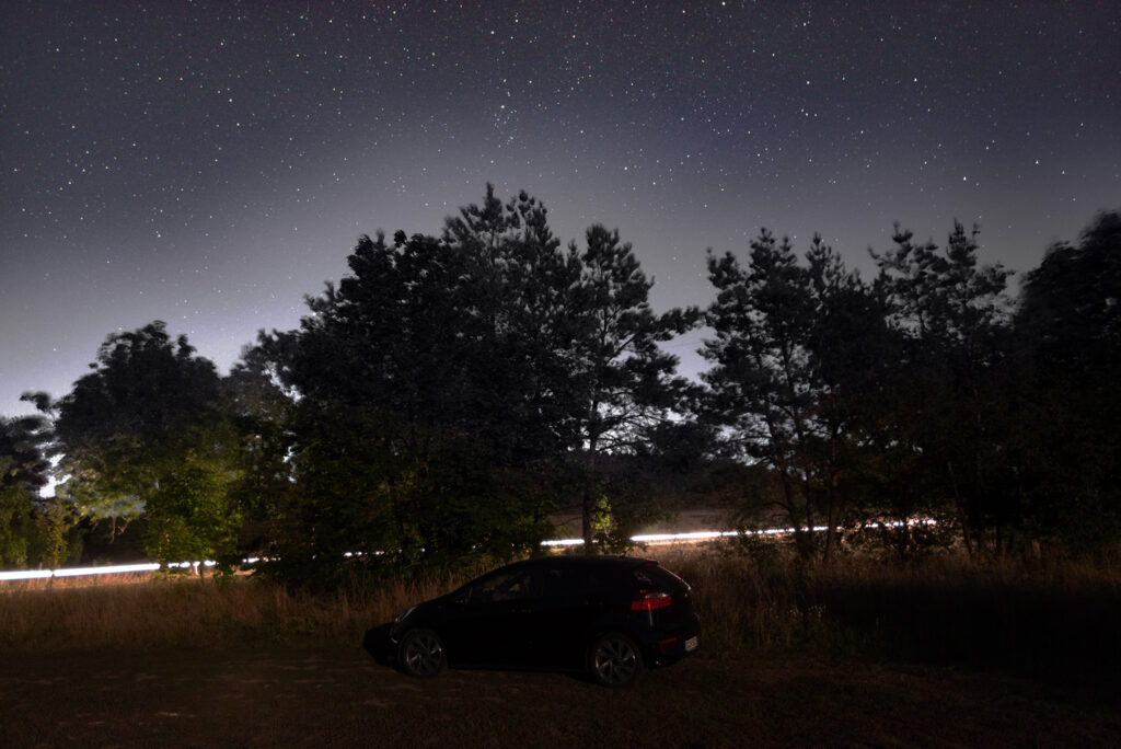 Astrofotografie - Sterne mit Auto-Strichspur