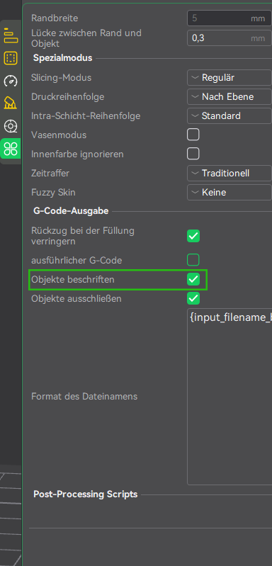 Benennung von Objekten
